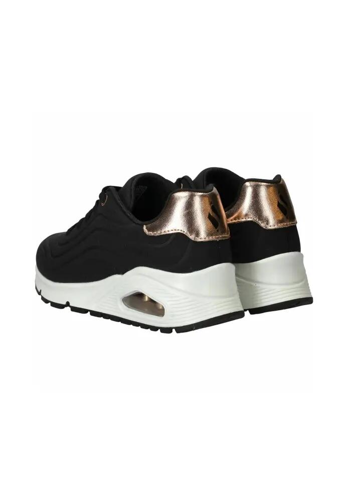 Chaussures fitness femme Skechers - Uno Gen1 Wave - Blanc et noir 4/5
