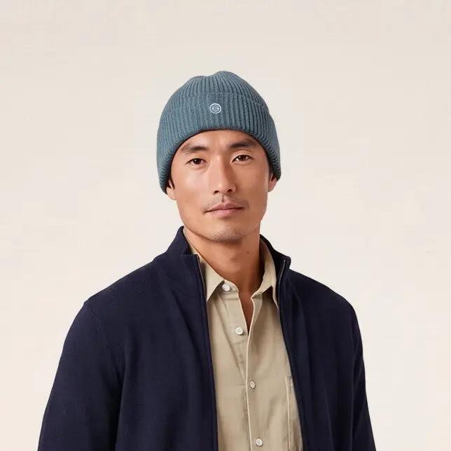 Geribde muts van tricot 2/5