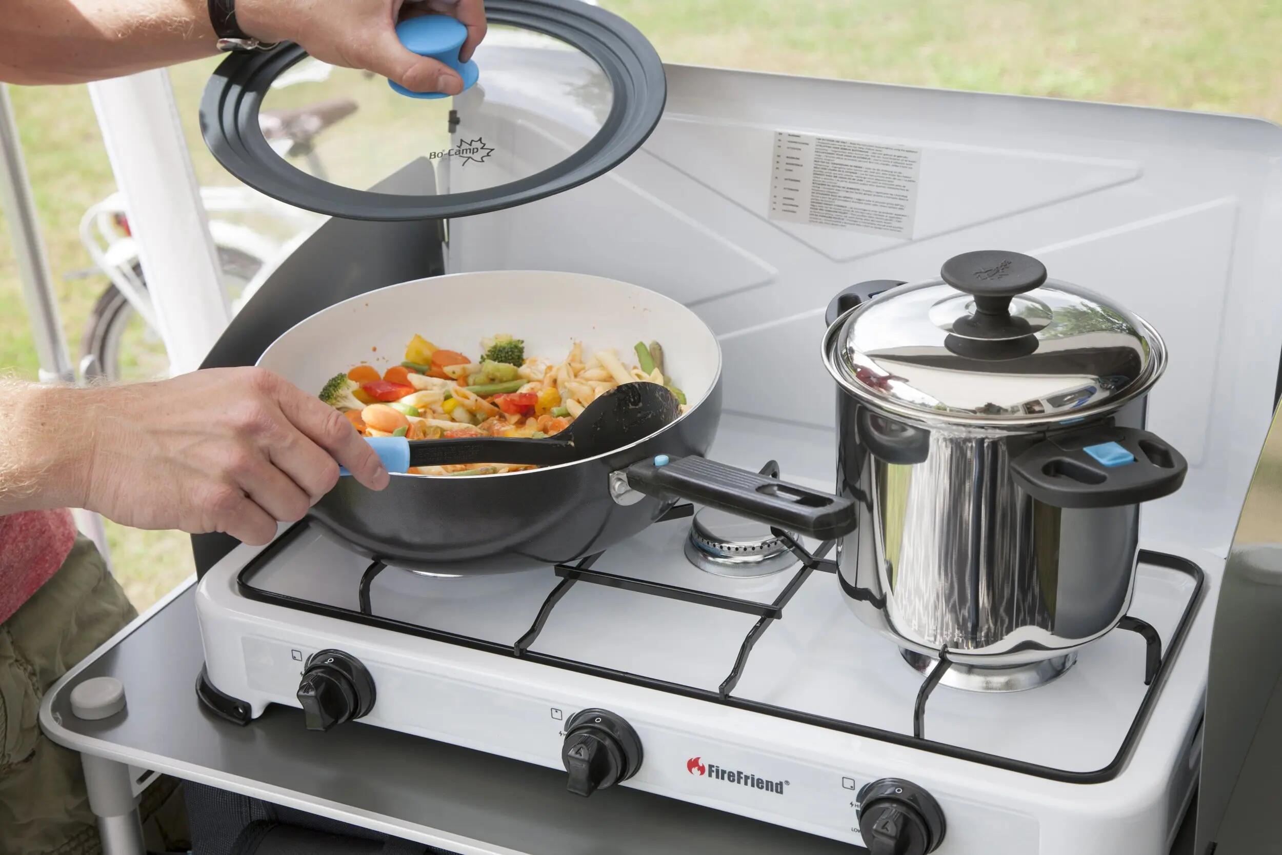 Bo-Camp - Wok - Sprint ECO - Abnehmbarer Griff - Al - Ø 24 cm 3/4