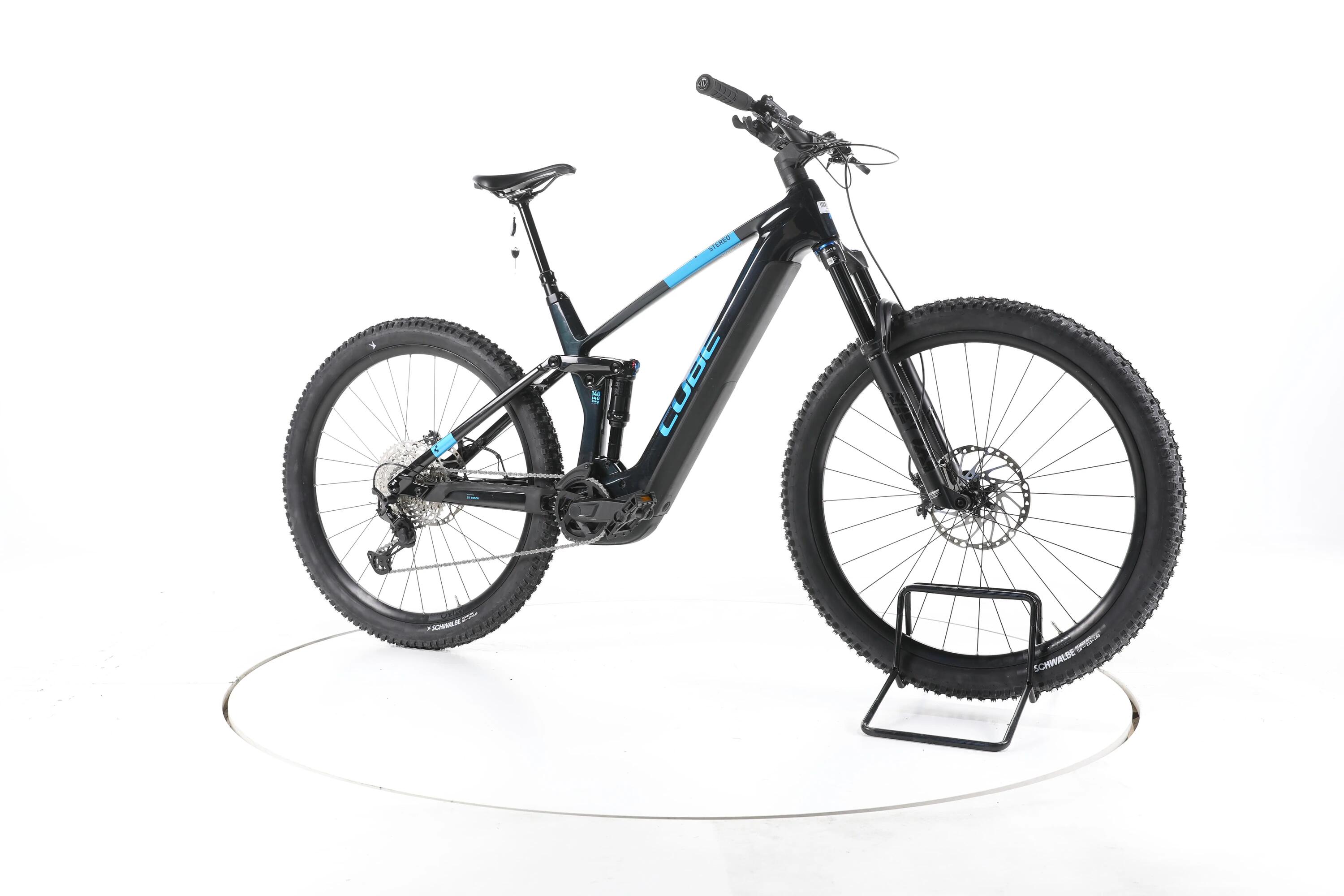 Second Life - Cube Stereo Hybrid 140 HPC SLX E-Bike Carbon  - Bardzo dobry stan 2/7