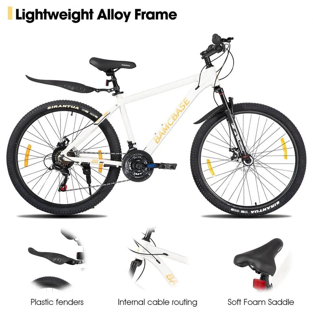 Dames Heren Mountainbike 26/27,5 inch 21V Aluminium Schijfremmen 2/6