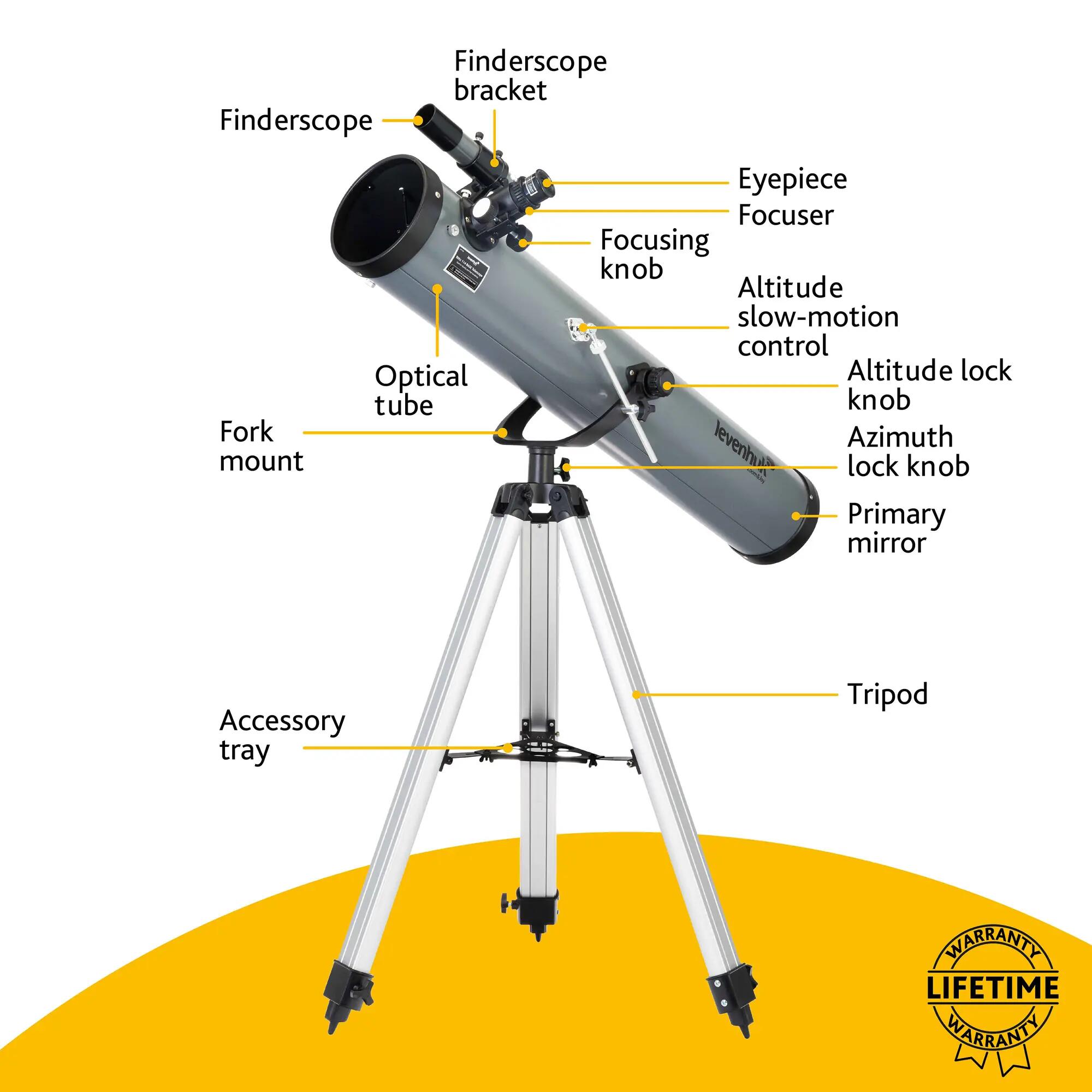 Telescopio newton 114mm - Blitz 114 13/13