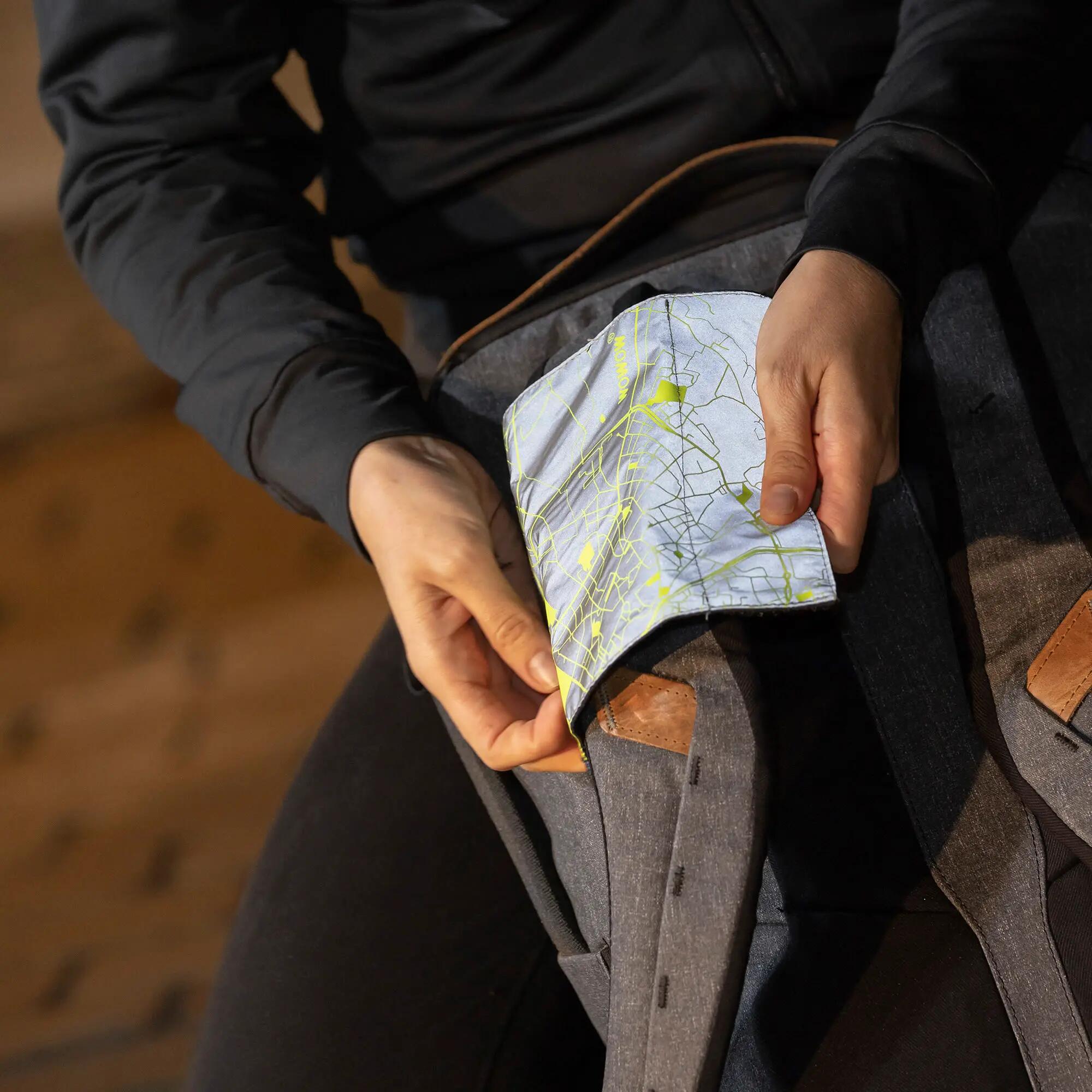 WOWOW - Bande Réfléchissante Quadro City Map Haute Visibilité Sac à Dos 4/5
