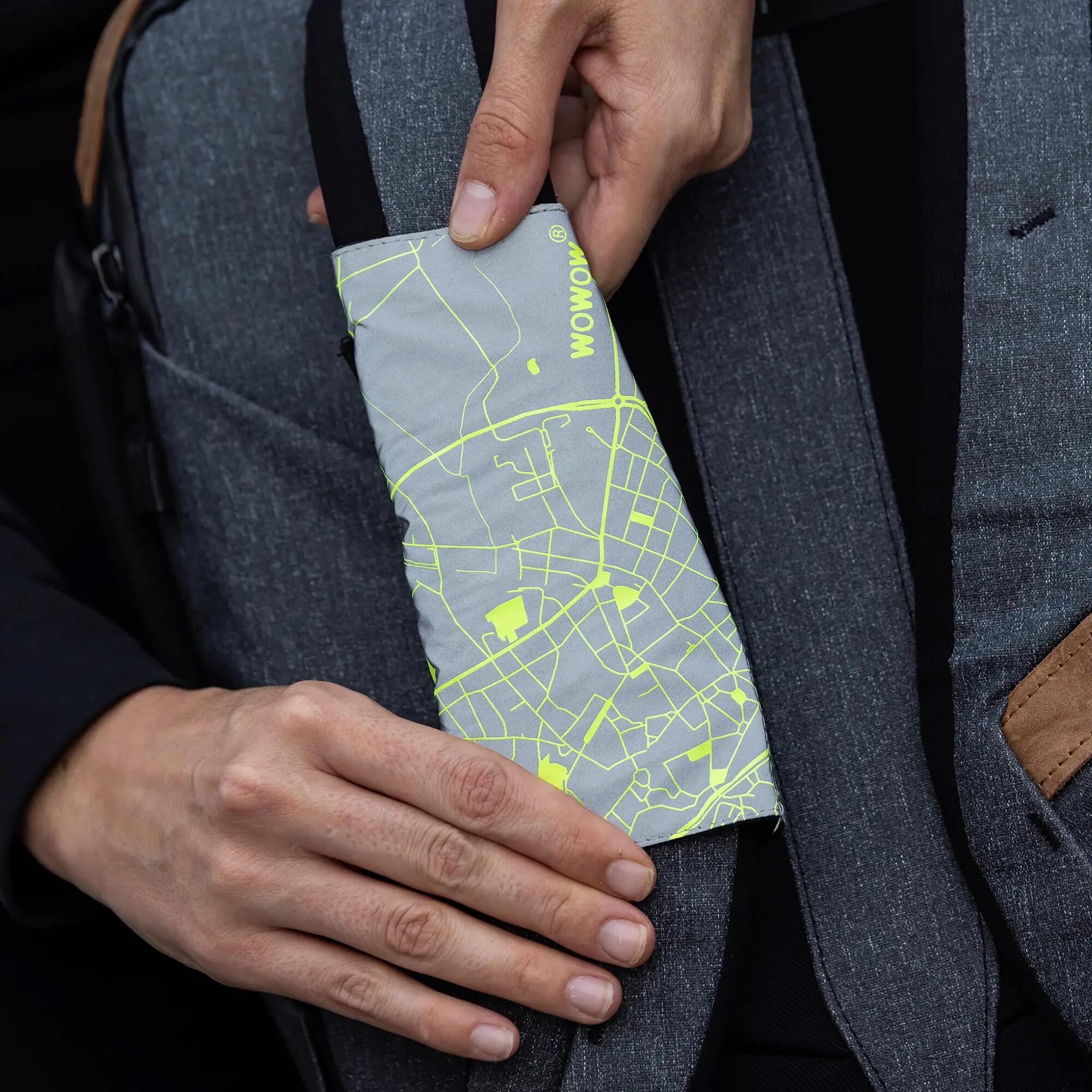 WOWOW - Bande Réfléchissante Quadro City Map Haute Visibilité Sac à Dos 3/5