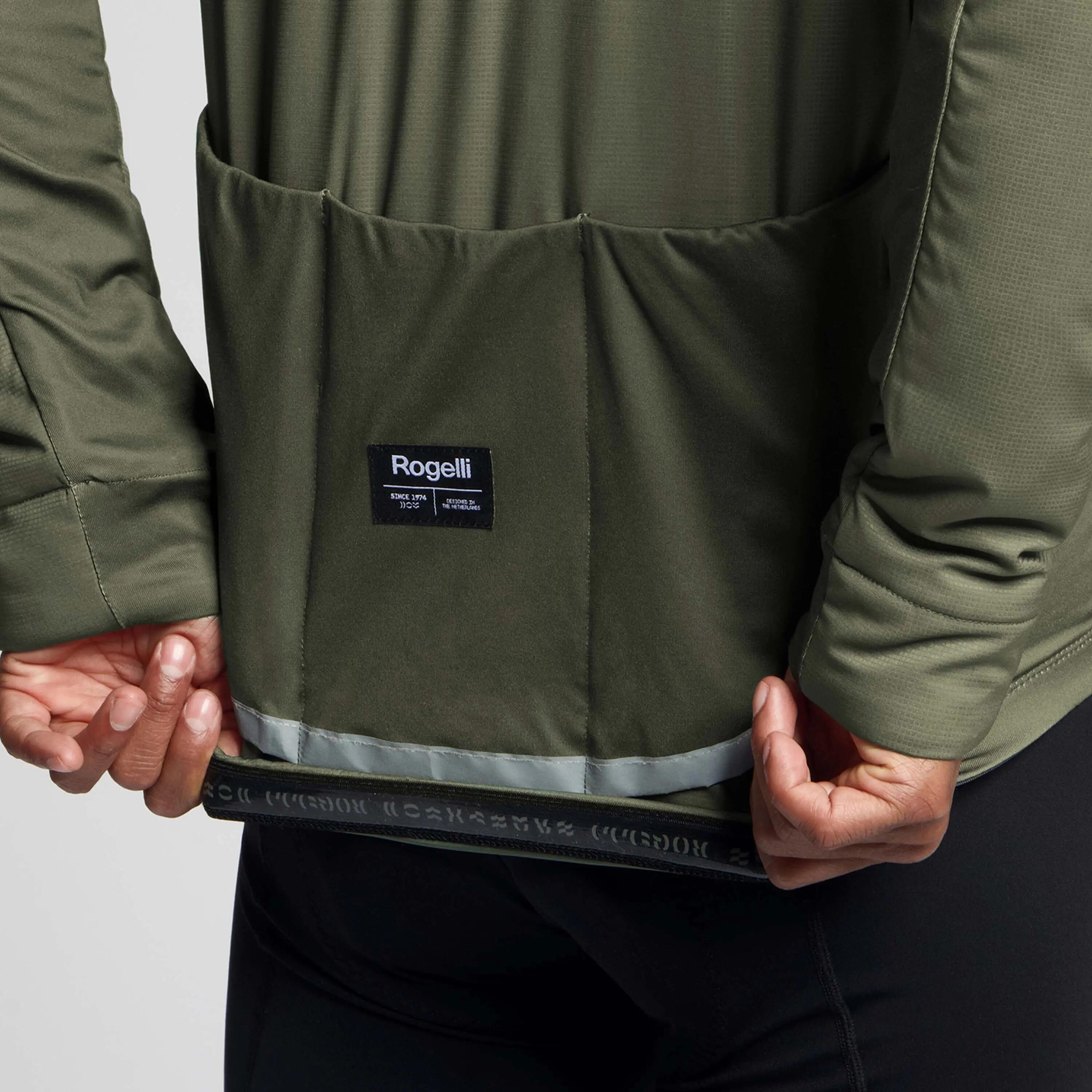 Casaco de Inverno de Ciclismo Homem Element Acolchoado Verde Militar 8/8