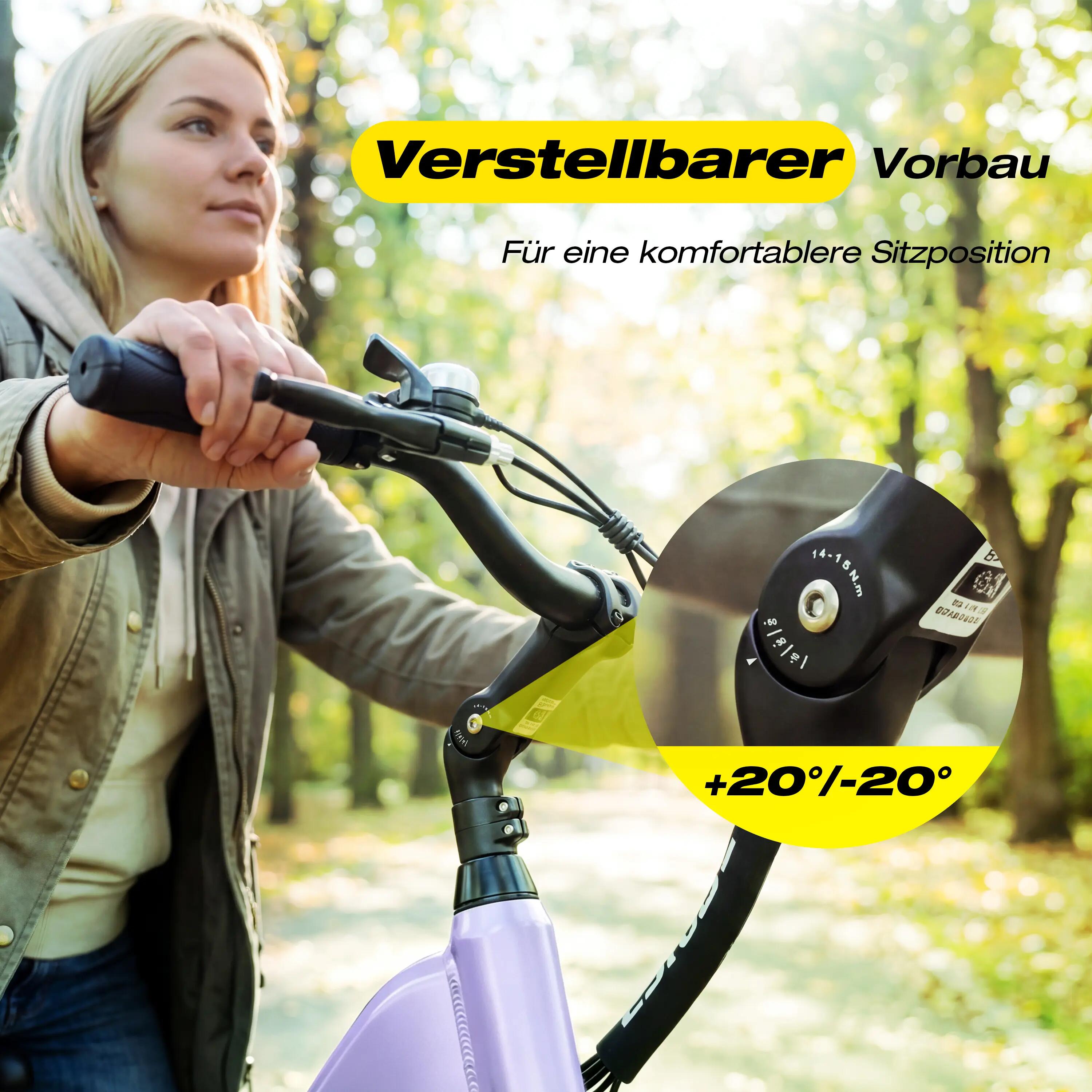 Vélo Électrique Adulte ESKUTE C202 - Moteur 250W - 48V17.5Ah - Pneu 26" 5/7