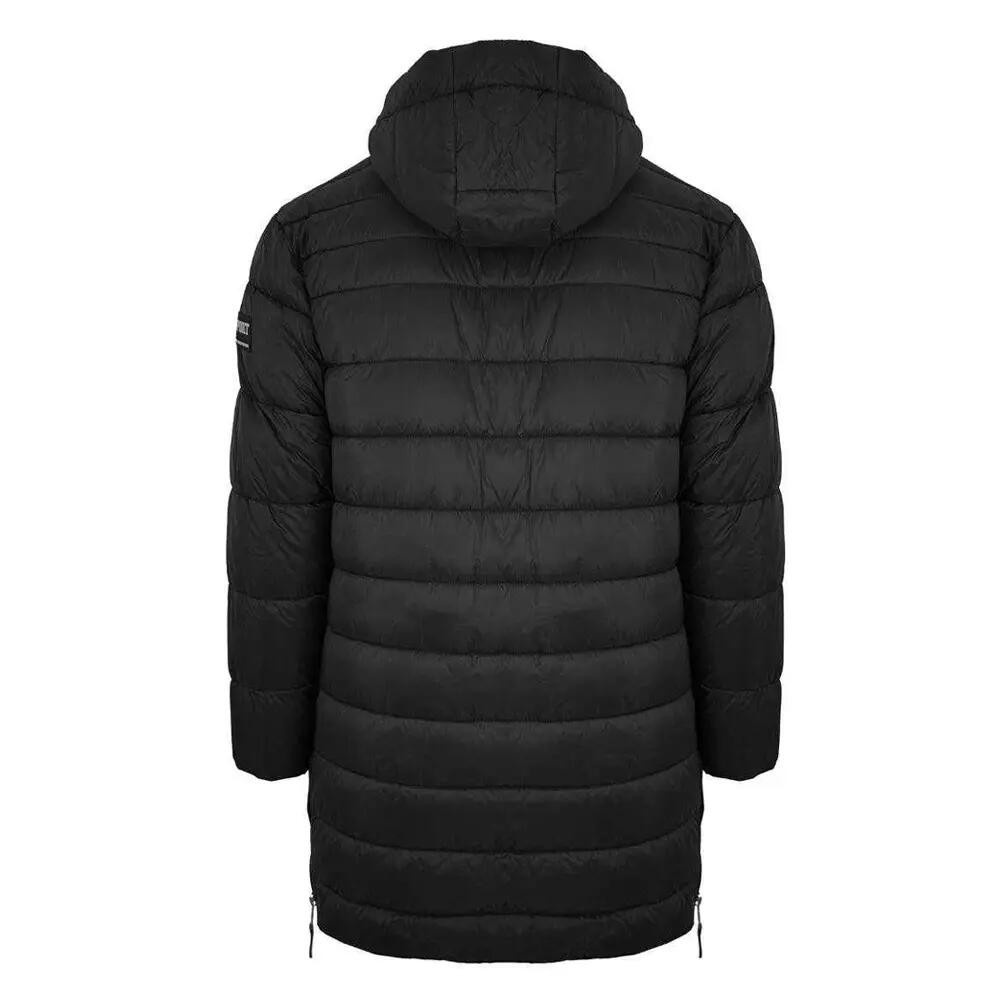 Steppjacke für , Wattiert, Leger, Lang Herren Schwarz 2/4