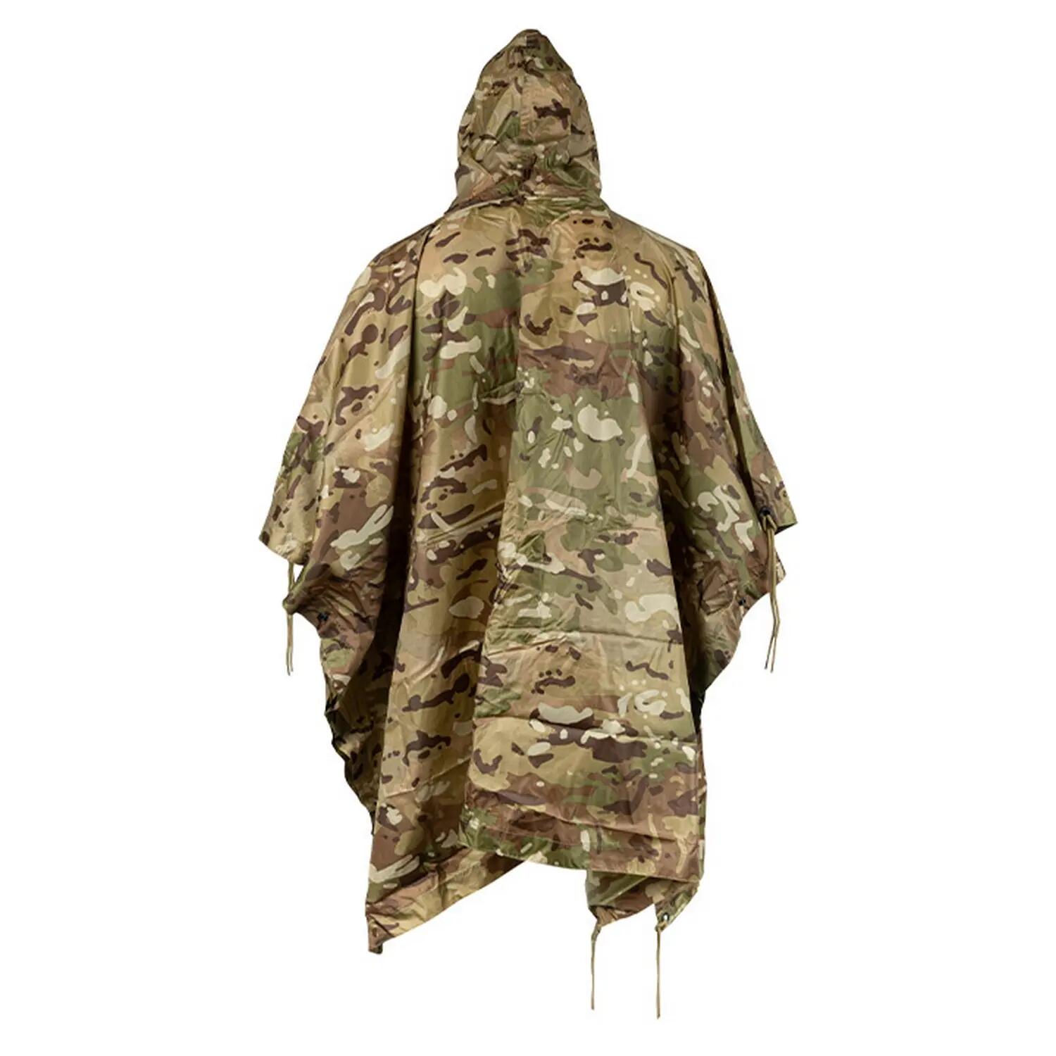 Poncho Motif/style Camouflage Adulte (Vert) 2/4