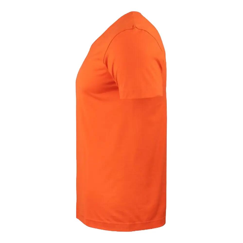 Tshirt Manches Courtes BASIC Homme (Orange Sang) 4/4