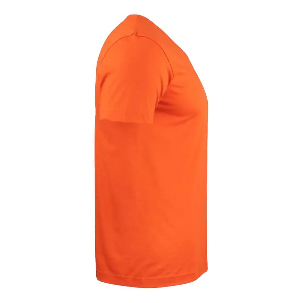 Tshirt Manches Courtes BASIC Homme (Orange Sang) 3/4