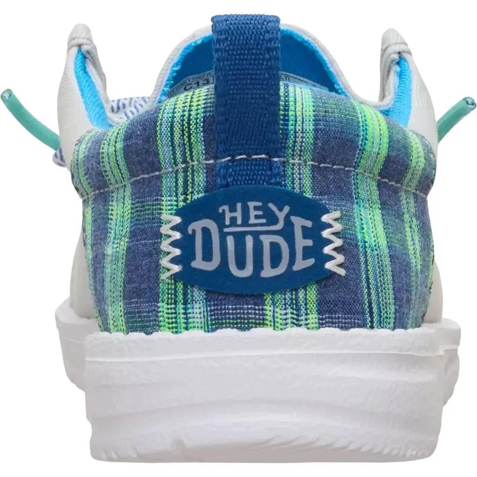 HeyDude Dziecięce Mokasyny Wally Funk Y Prep Plaid 4/6