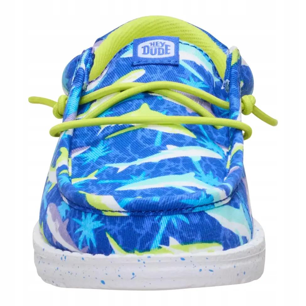 HeyDude Dziecięce Mokasyny Wally Youth Shark Attack 3/6