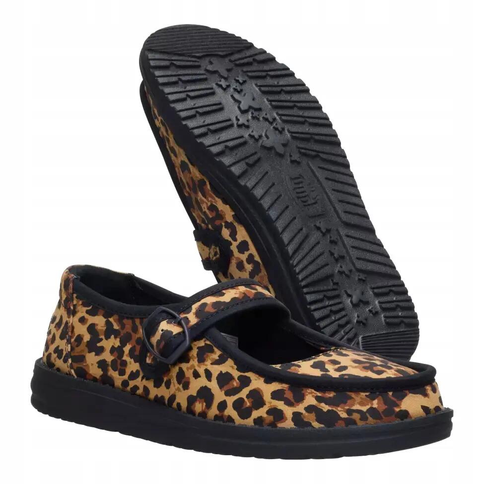 HEYDUDE Damskie Mokasyny Wendy Jane Washed Twill 3/6