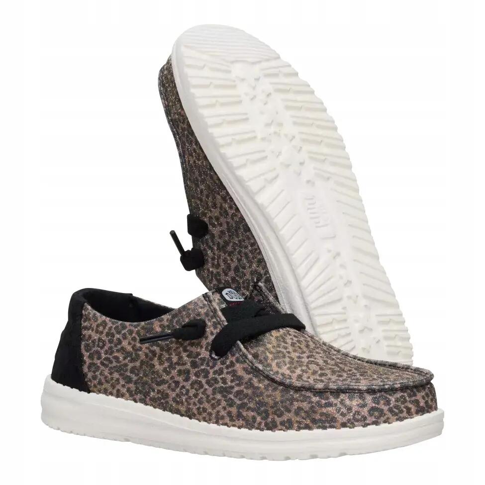 HeyDude Damskie Mokasyny Wendy Sparkle Animal 3/6