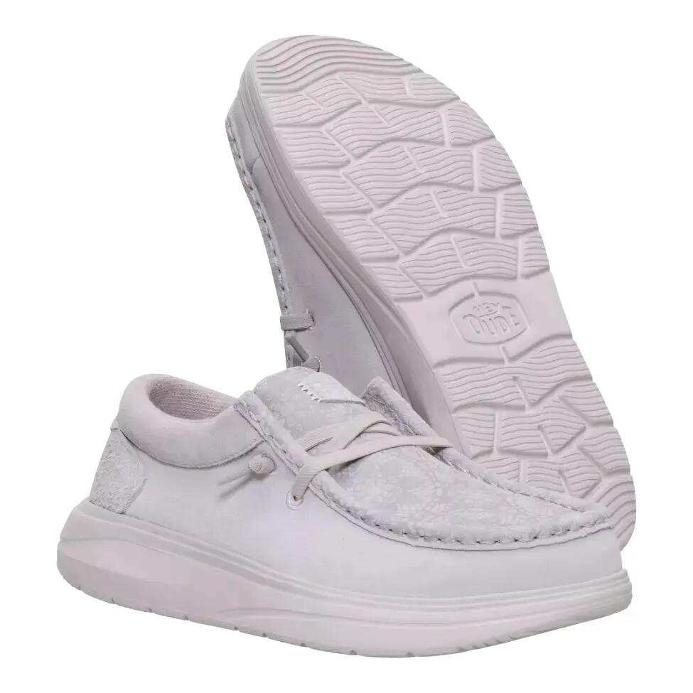 HeyDude Damskie Mokasyny Wendy Comf Suede Lace Print 3/6