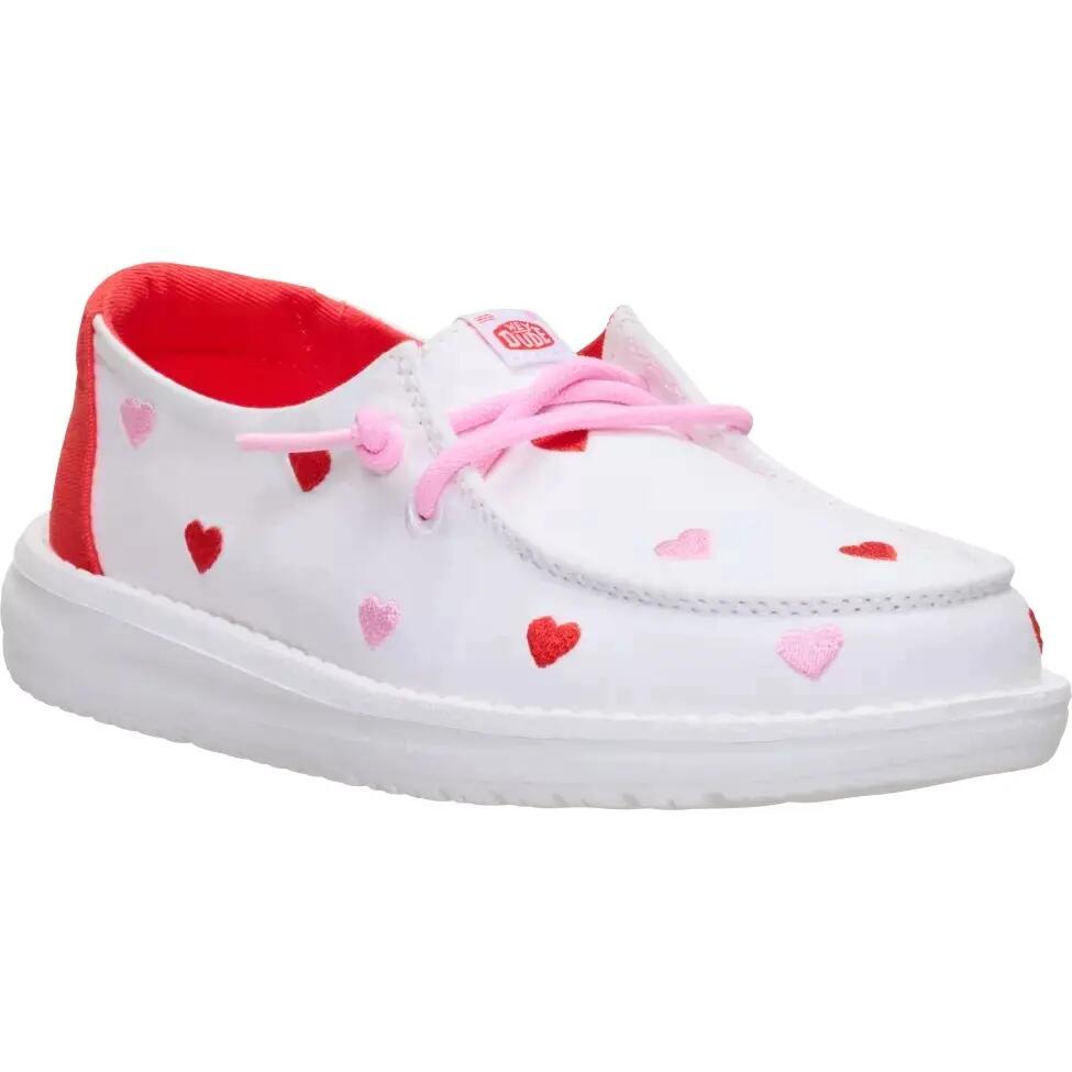 HeyDude Dziewczęce Mokasyny Wendy Y Embroidered Hearts 5/6