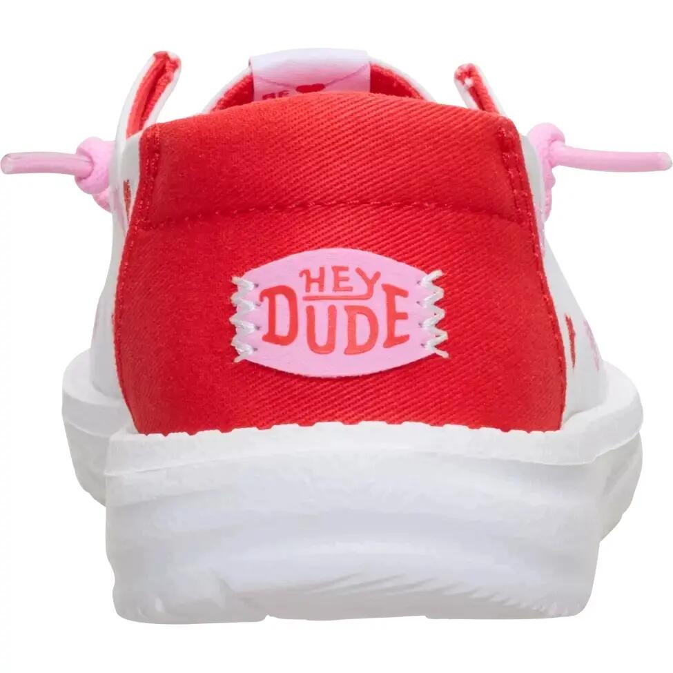 HeyDude Dziewczęce Mokasyny Wendy Y Embroidered Hearts 4/6