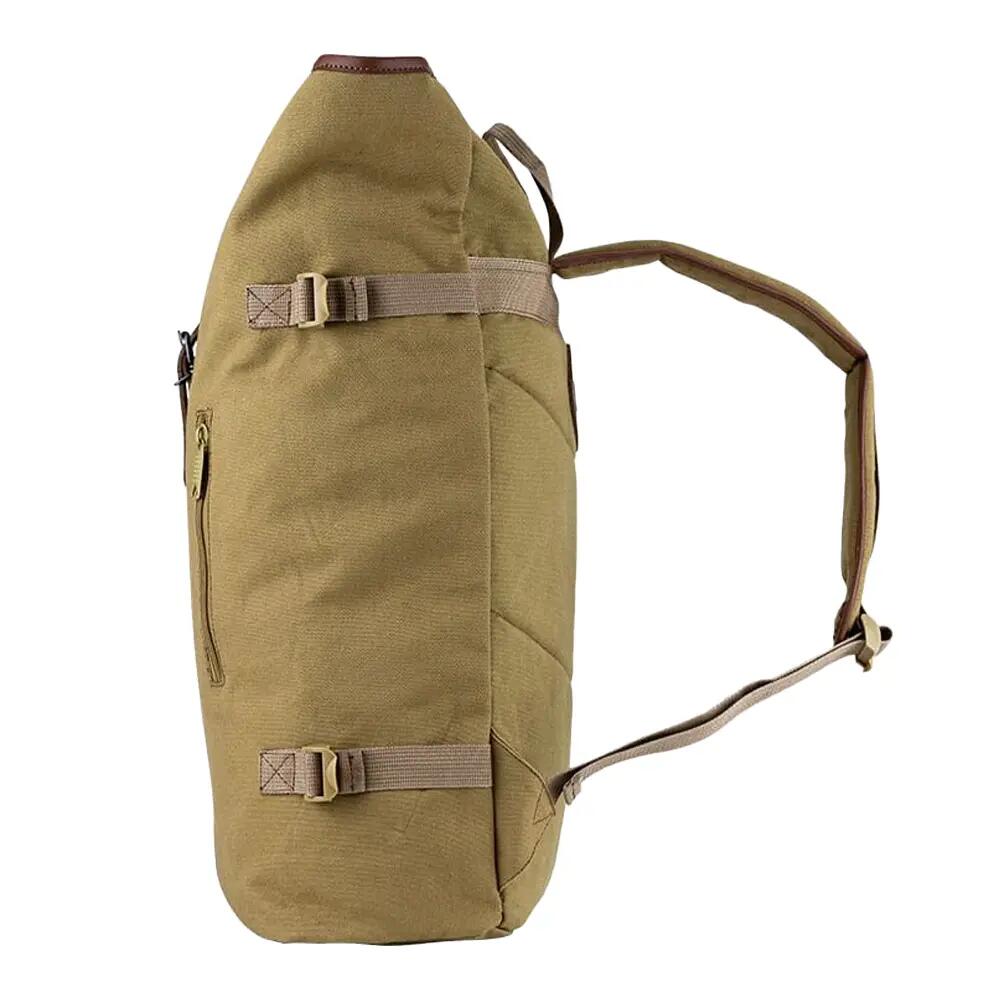 Leather Detailing Fold Up Rucksack (Fawn) 4/6