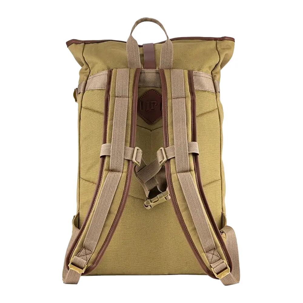 Leather Detailing Fold Up Rucksack (Fawn) 2/6