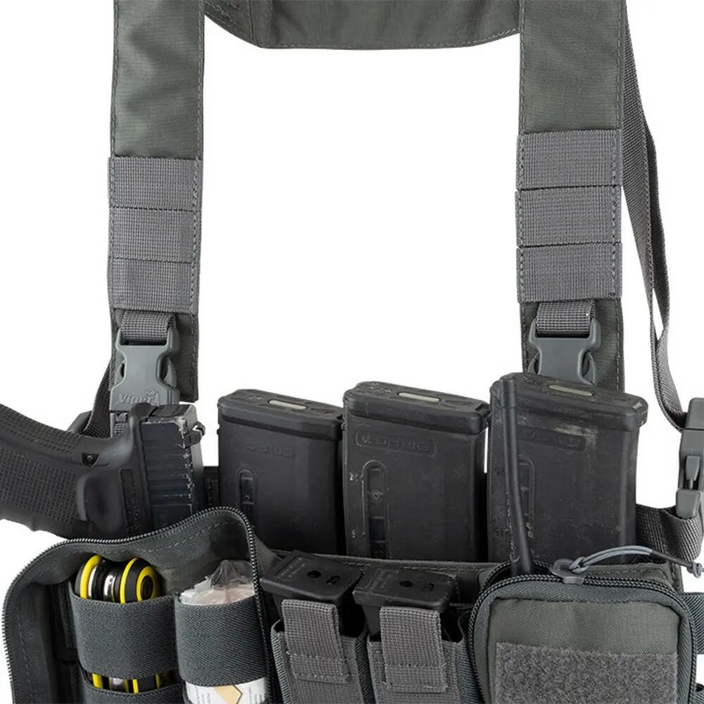 "Tactical VX" Funktionsweste, Tarnmuster Damen und Herren Titanium-Grau 4/6