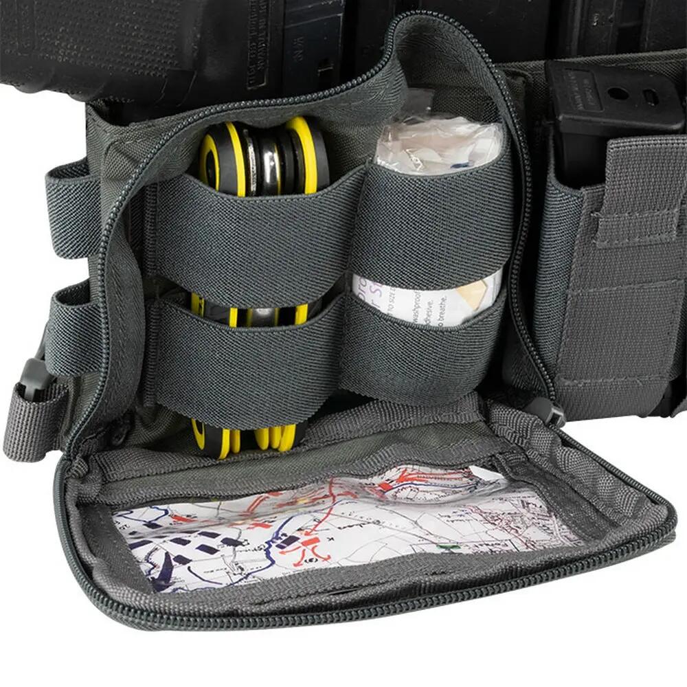 "Tactical VX" Funktionsweste, Tarnmuster Damen und Herren Titanium-Grau 3/6