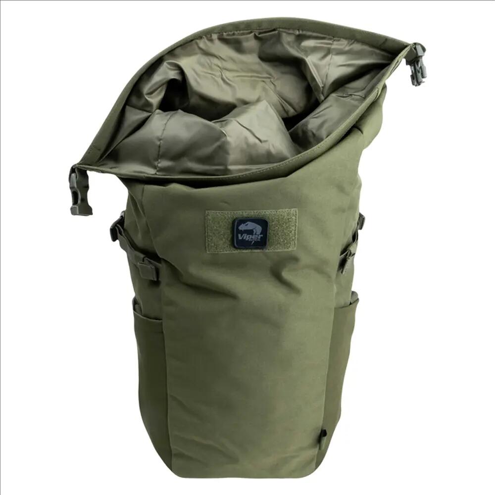 Tactical Roll Top 25L Backpack (Green) 5/5