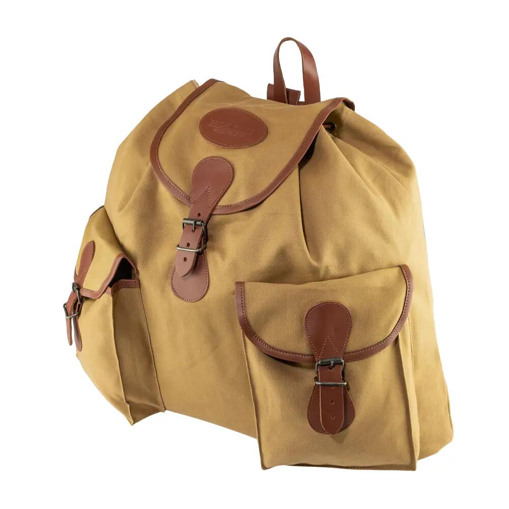 Roe Leather Strap Backpack (Fawn) 3/3