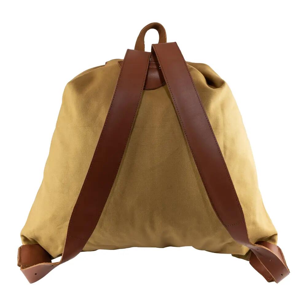 Roe Leather Strap Backpack (Fawn) 2/3