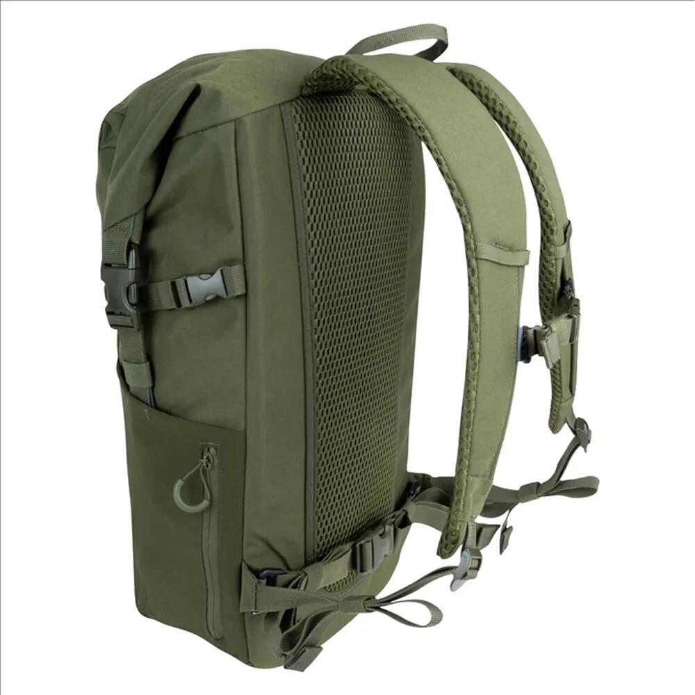 Tactical Roll Top 25L Backpack (Green) 2/5