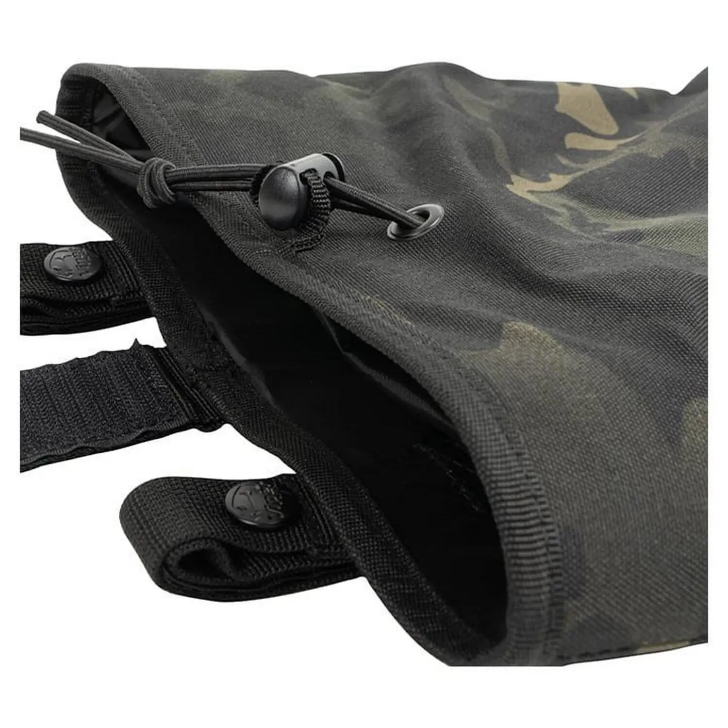 Faltbare Dumptasche, Tarnmuster Damen und Herren Schwarz 4/4