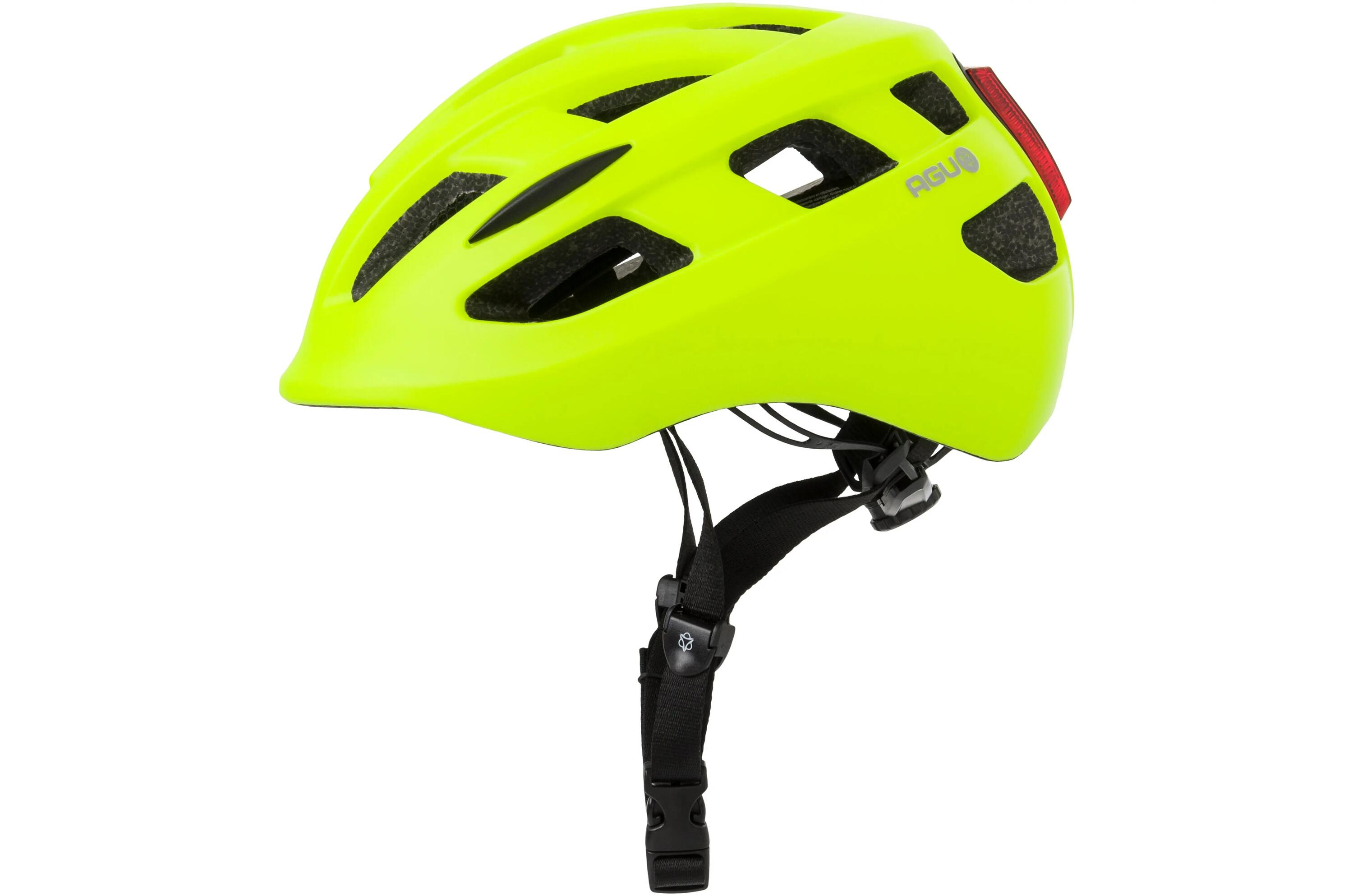 Casque de vélo urbain avec éclairage LED Civick jaune 4/4