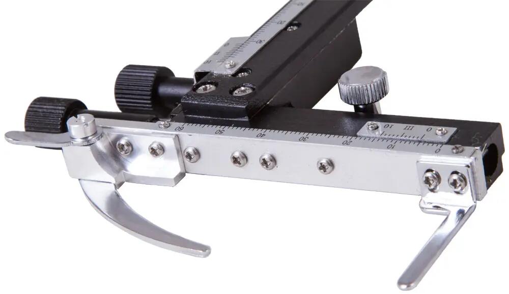accessoire microscopie - chariot mécanique MS3 - vernier, noir 7/8