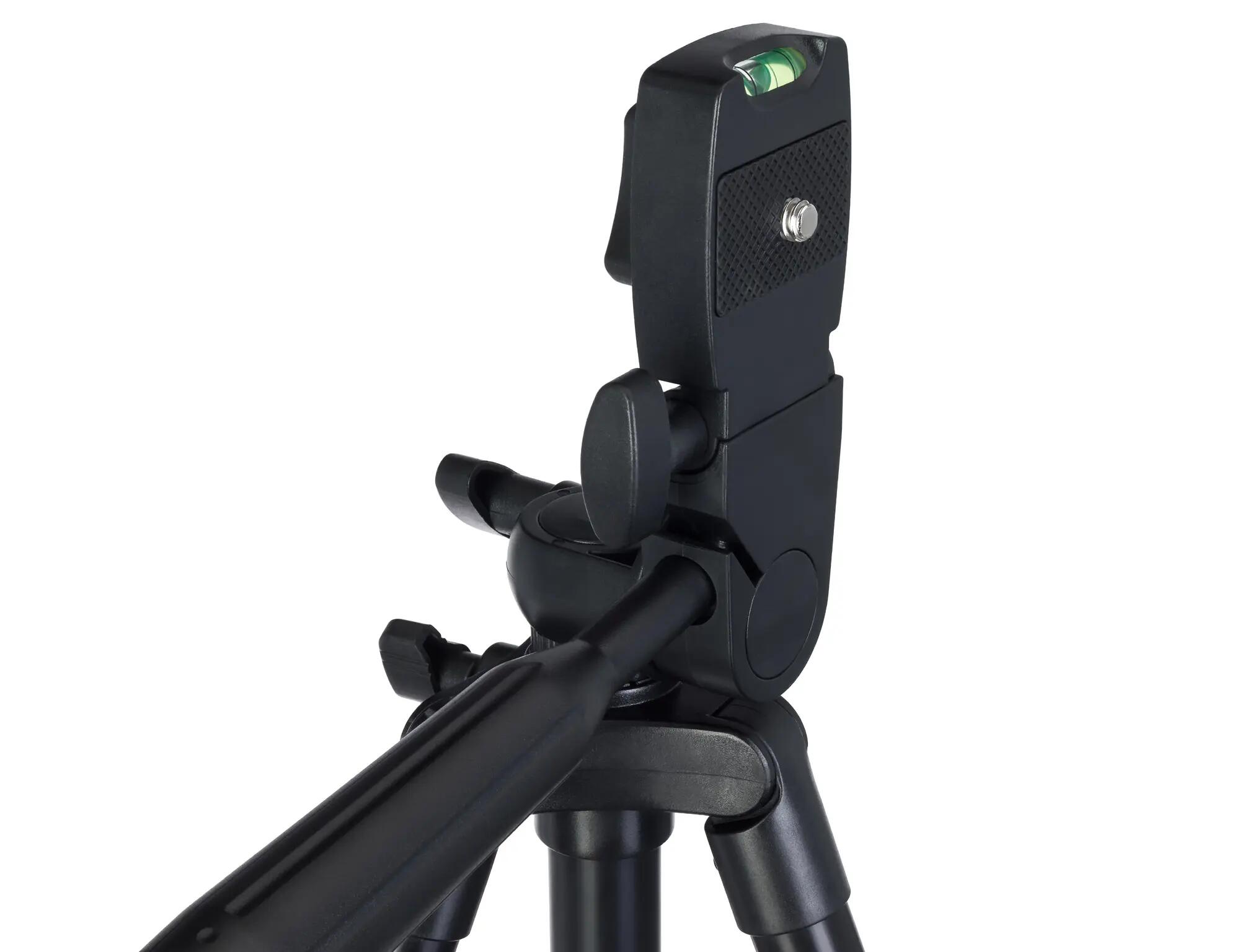 Trépied - Outdoor - Levenhuk Level BASE TR3 - Léger, Réglable 425–1285 mm - Noir 7/9