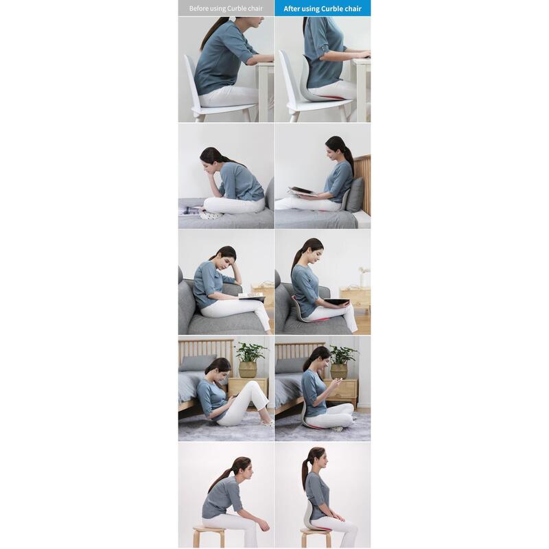 Curble Comfy Support Chair - Good Posture comfortable seat