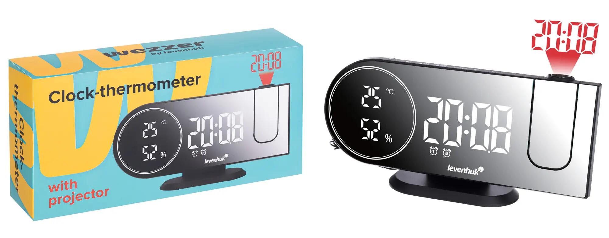 Klok-thermometer - multifunctie - Wezzer Tick H50 - zwart 3/10