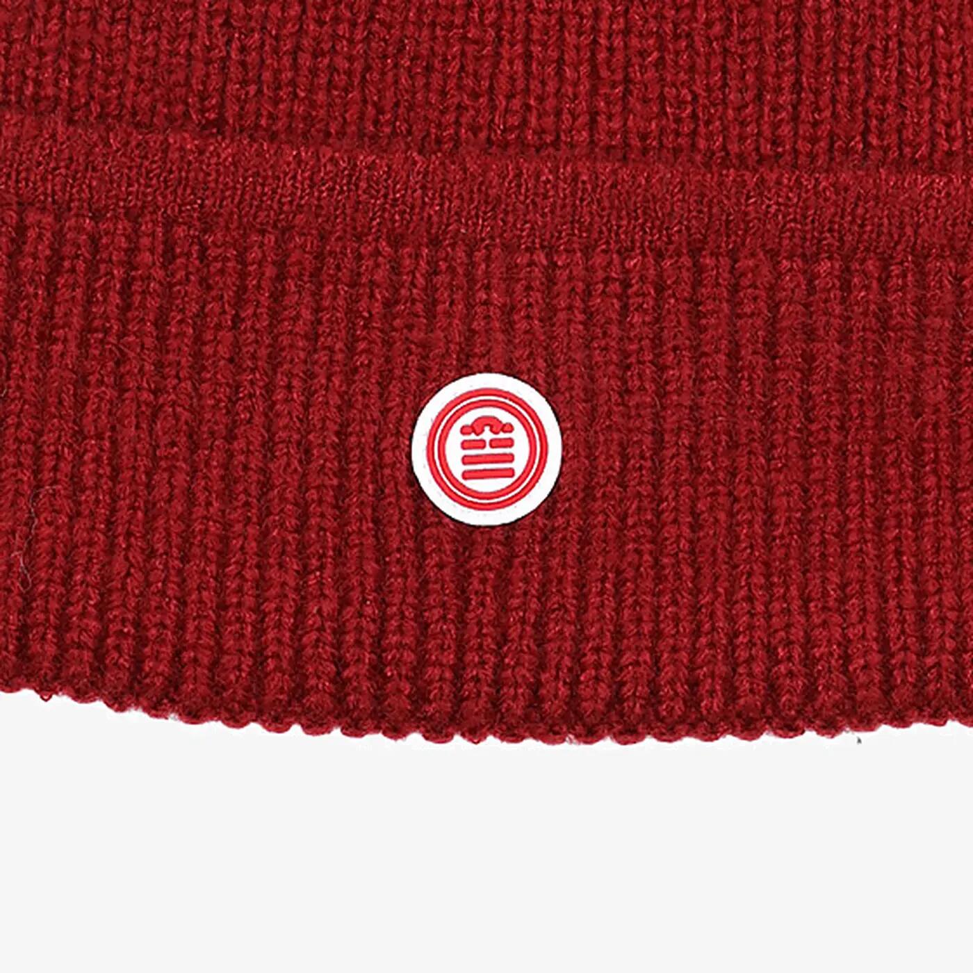 Cappellino a costine in maglia 3/4