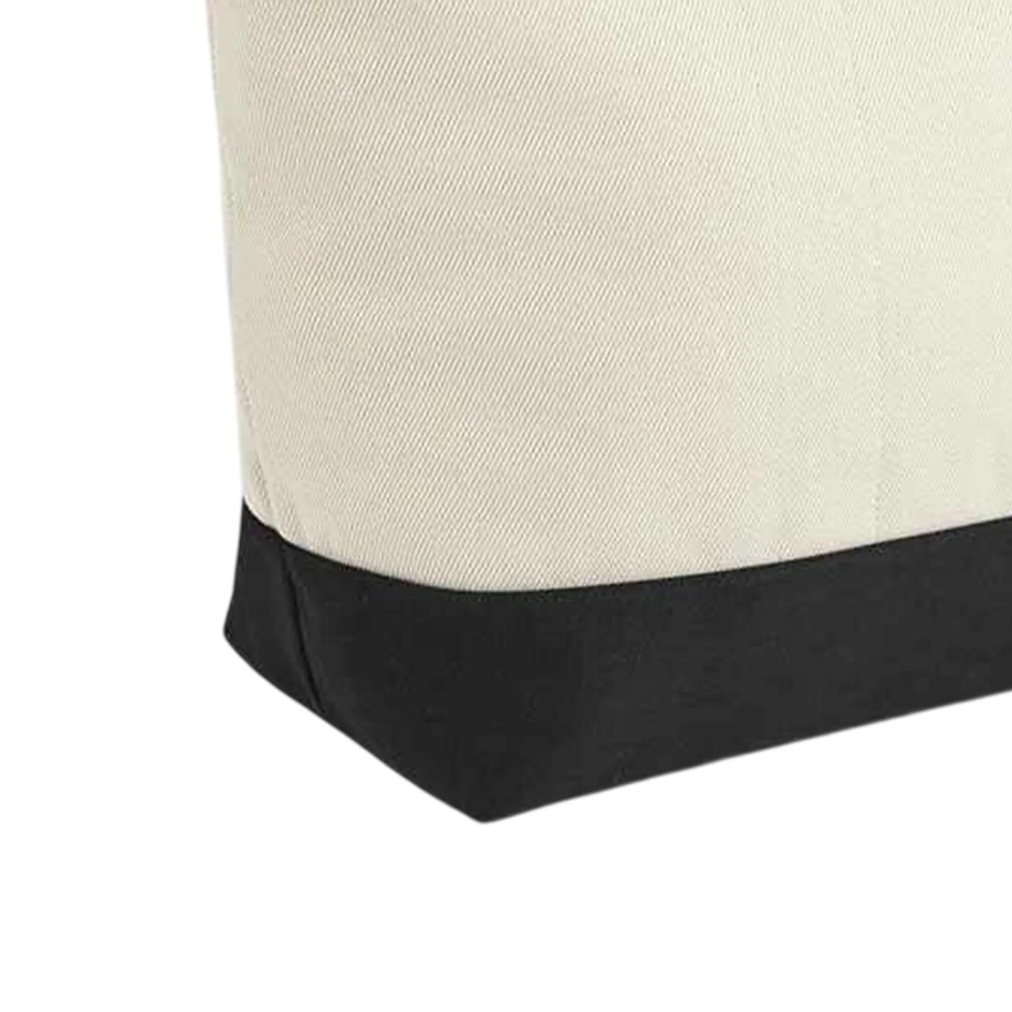 Tote Bag PUERTO WEEKENDER (Blanc Cassé / Noir) Taille unique 3/3