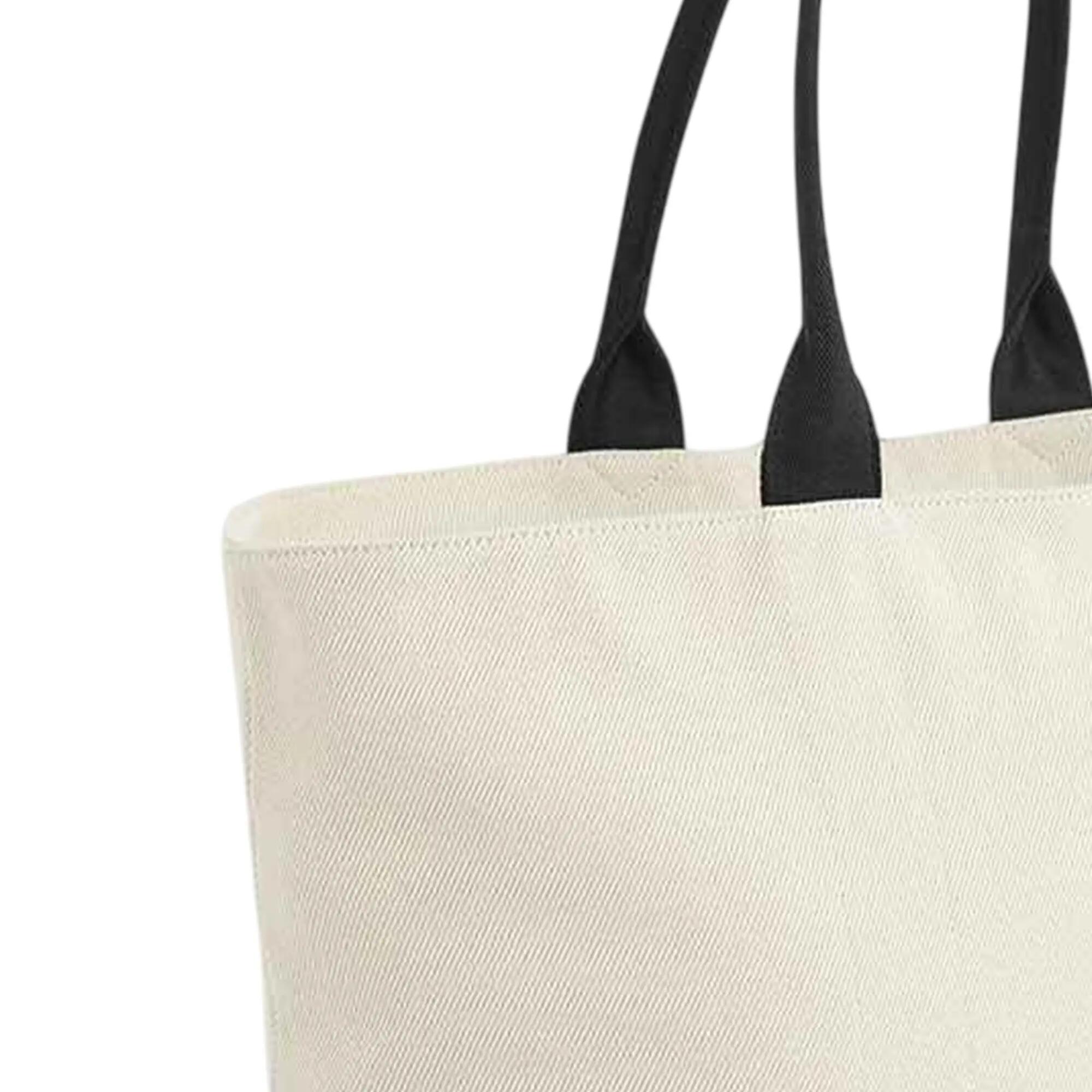 Tote Bag PUERTO WEEKENDER (Blanc Cassé / Noir) Taille unique 2/3