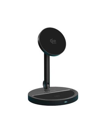 Station de Recharge Sans Fil 2en1 Pliable Qi2 35W, Chargeur USB-C 45W, Câble