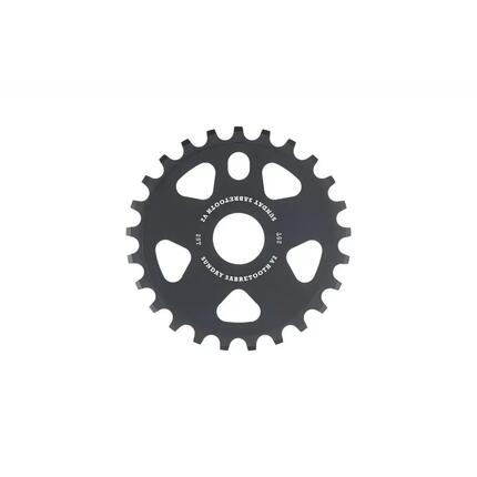 Sunday Sabretooth V2 - Pignon BMX Noir