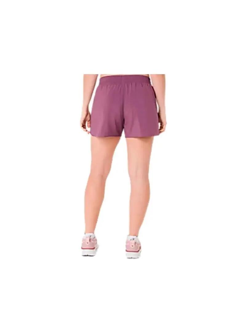 Pantalones cortos para Mujer Asics Icons Granate 2/5