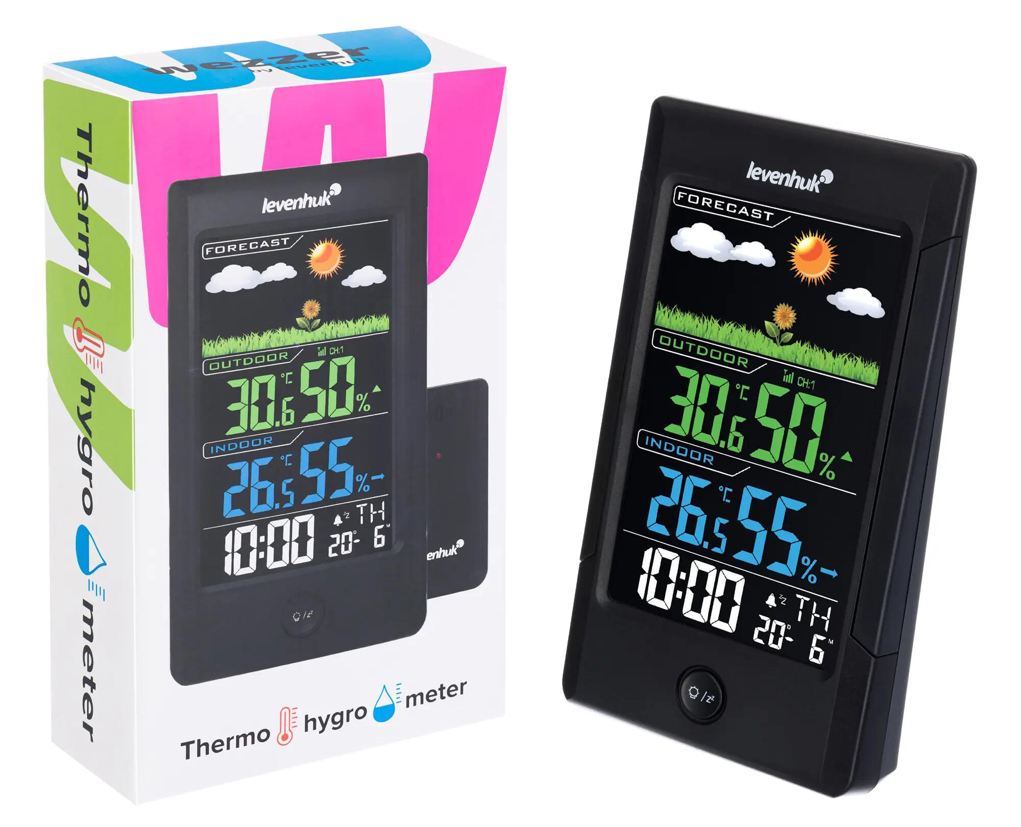 Termoigrometro - Sensore wireless - TH40 - Nero 3/9