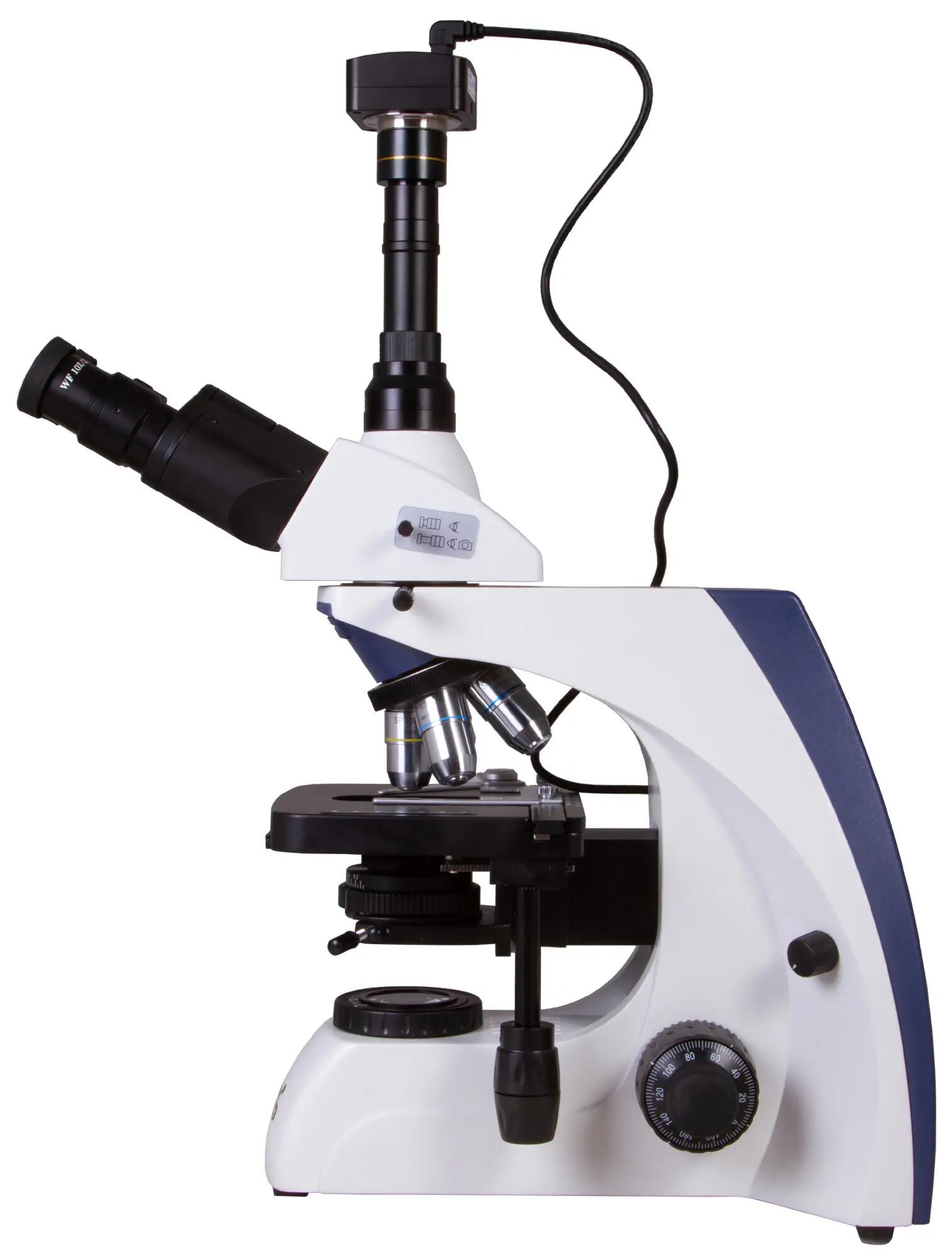 Microscopio trinoculare - MED D30T - semi‑plan acromatico 9/15
