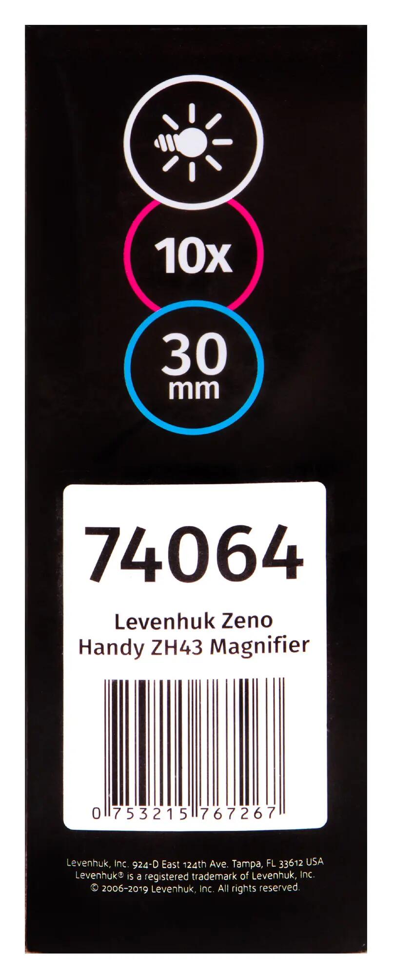 Loupe à main 10x Zeno Handy ZH43 - Noir 9/11