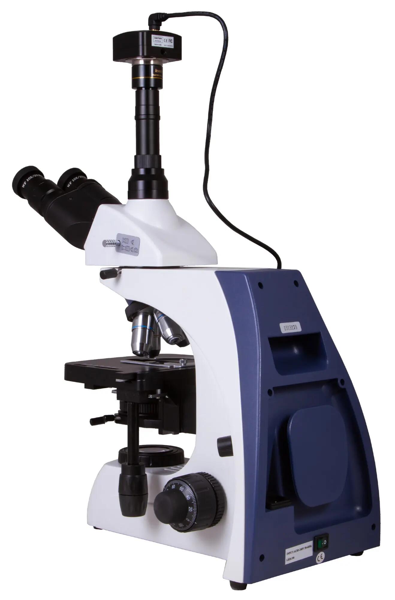 Microscopio trinoculare - MED D30T - semi‑plan acromatico 8/15
