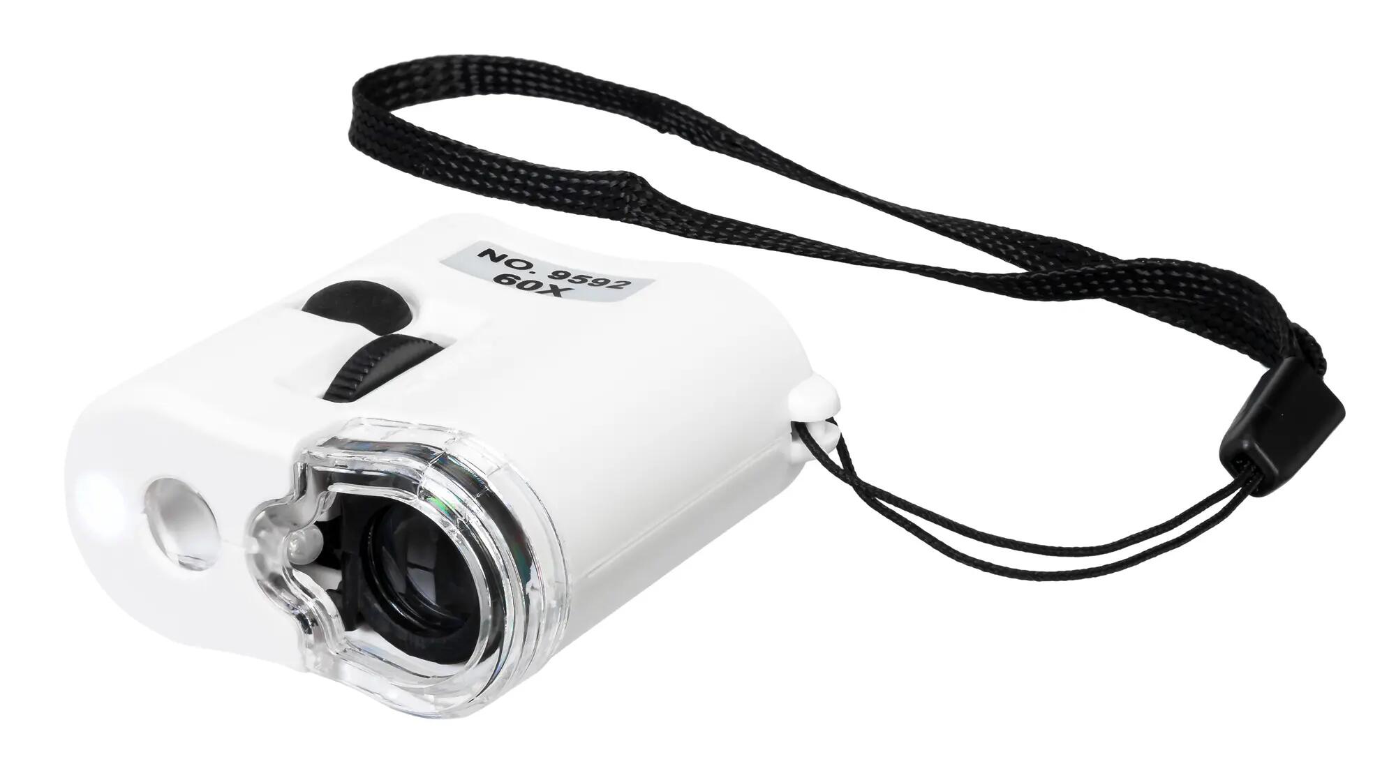 Microscopio tascabile Levenhuk Zeno Cash ZC2 - 60x, luci LED e UV, nero 8/11