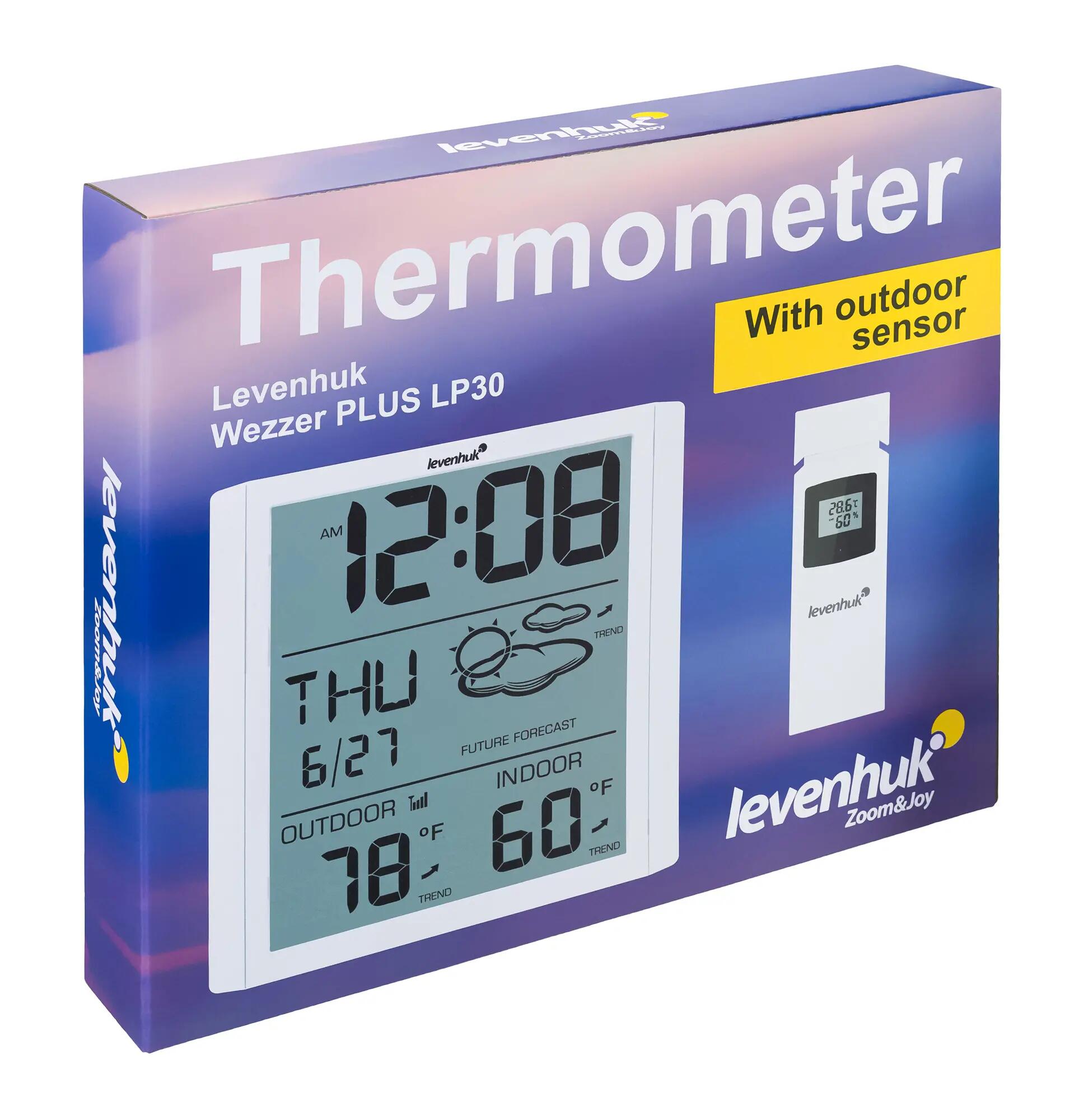 Outdoor - wetterstation - hygrometer, uhr - wezzer lp30 9/9
