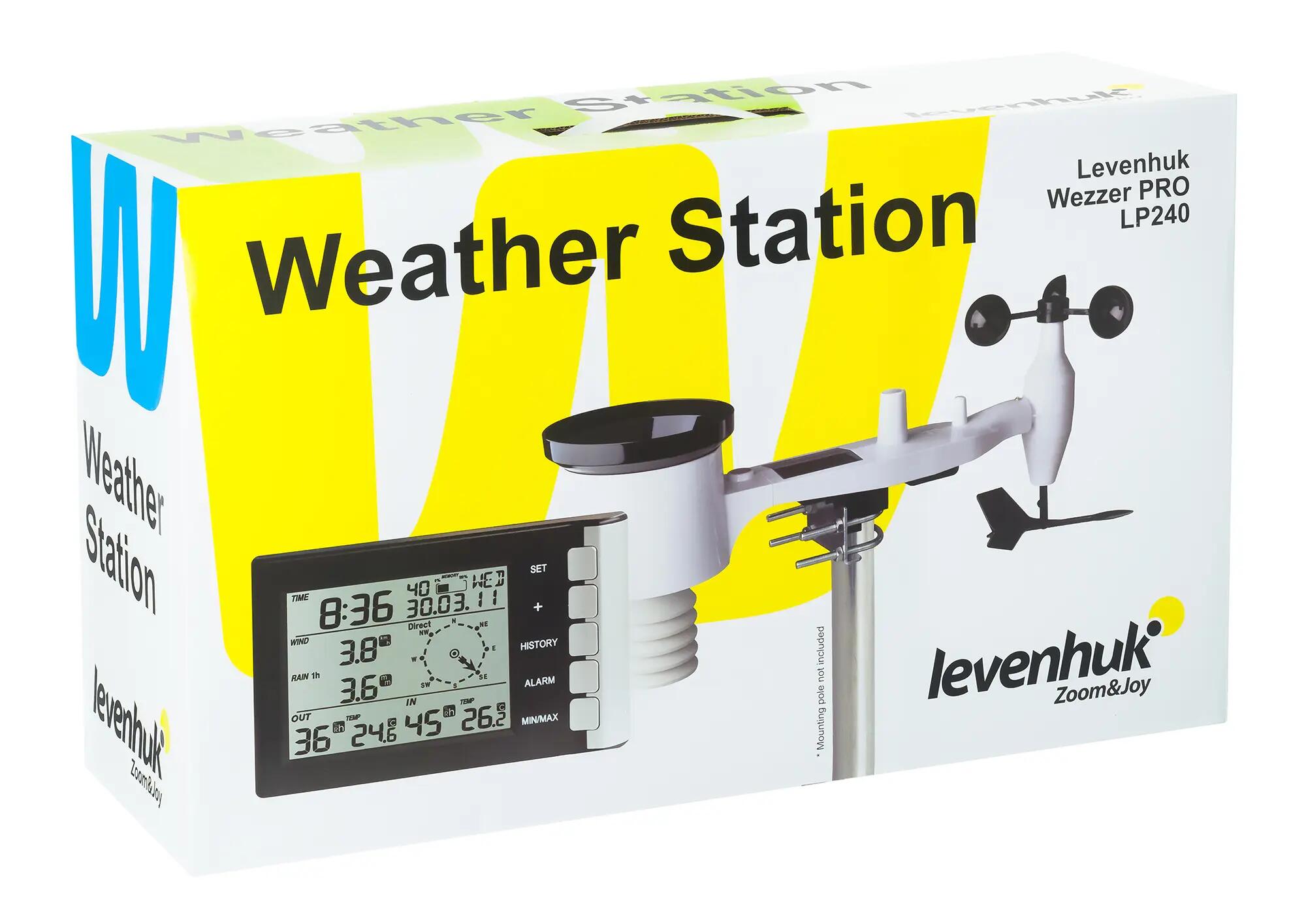 Estación meteorológica - Outdoor - Multifuncional - Wezzer PRO LP240 - Negro 11/11