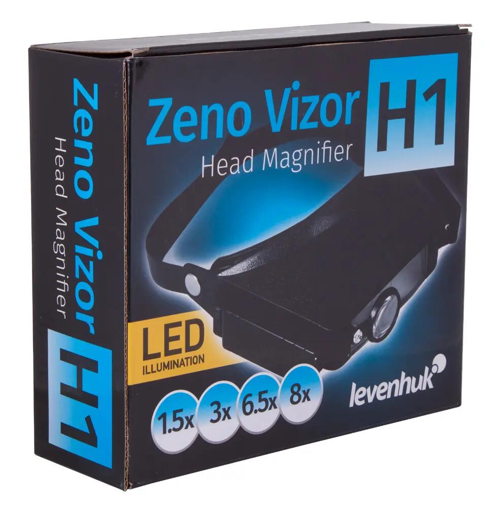 Lente frontale per lavori di precisione - Levenhuk Zeno Vizor H1 - nera 11/12
