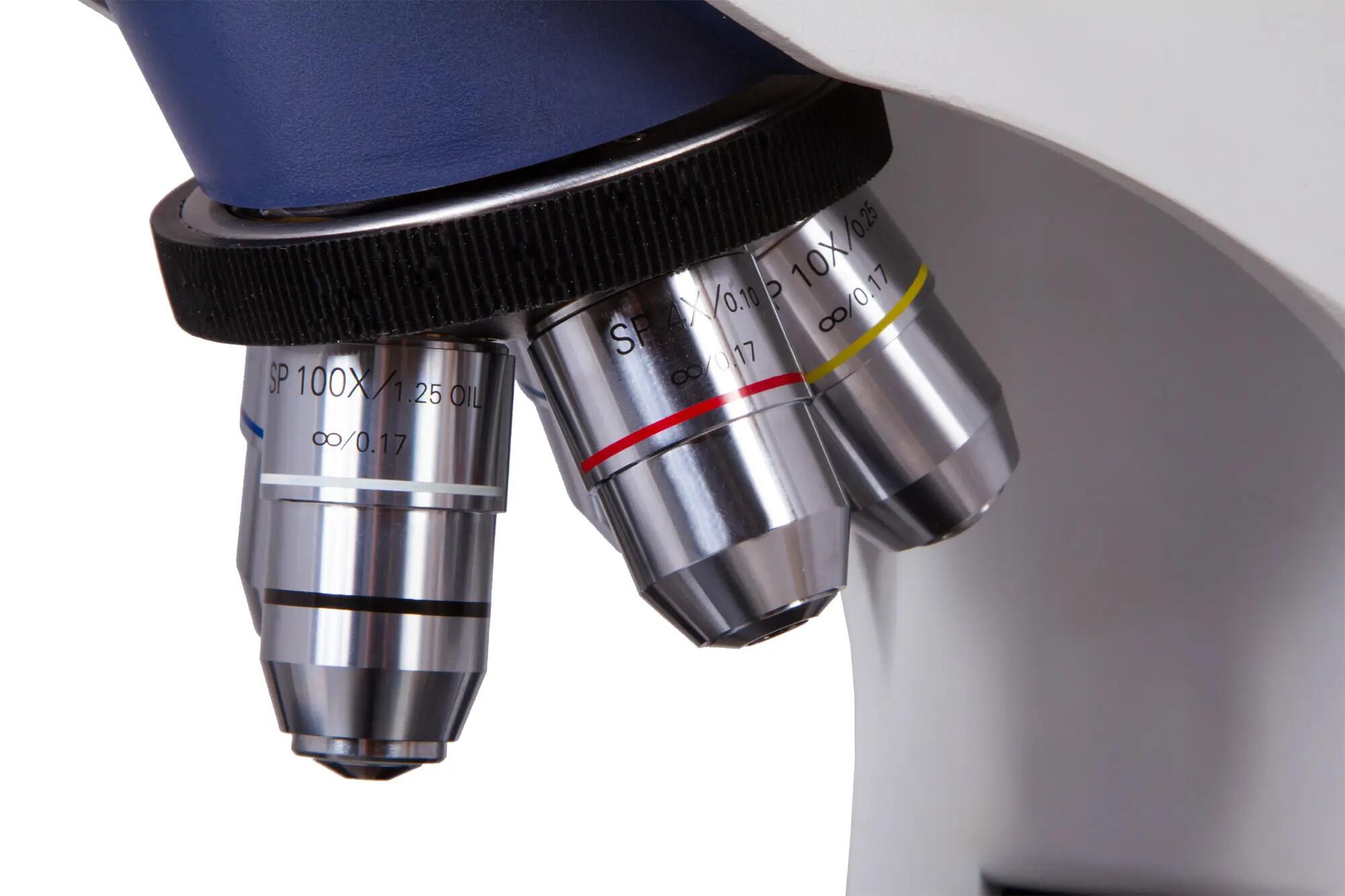 Microscopio trinoculare - MED D30T - semi‑plan acromatico 14/15